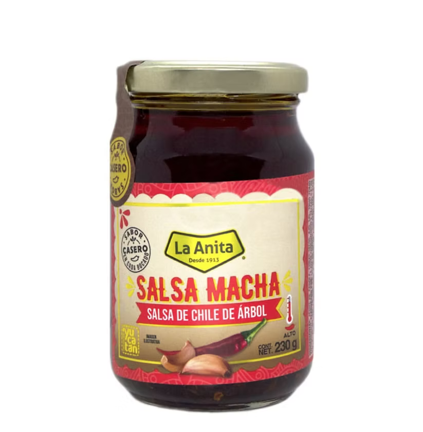 Salsa Macha de Chile de Arbol 230 g