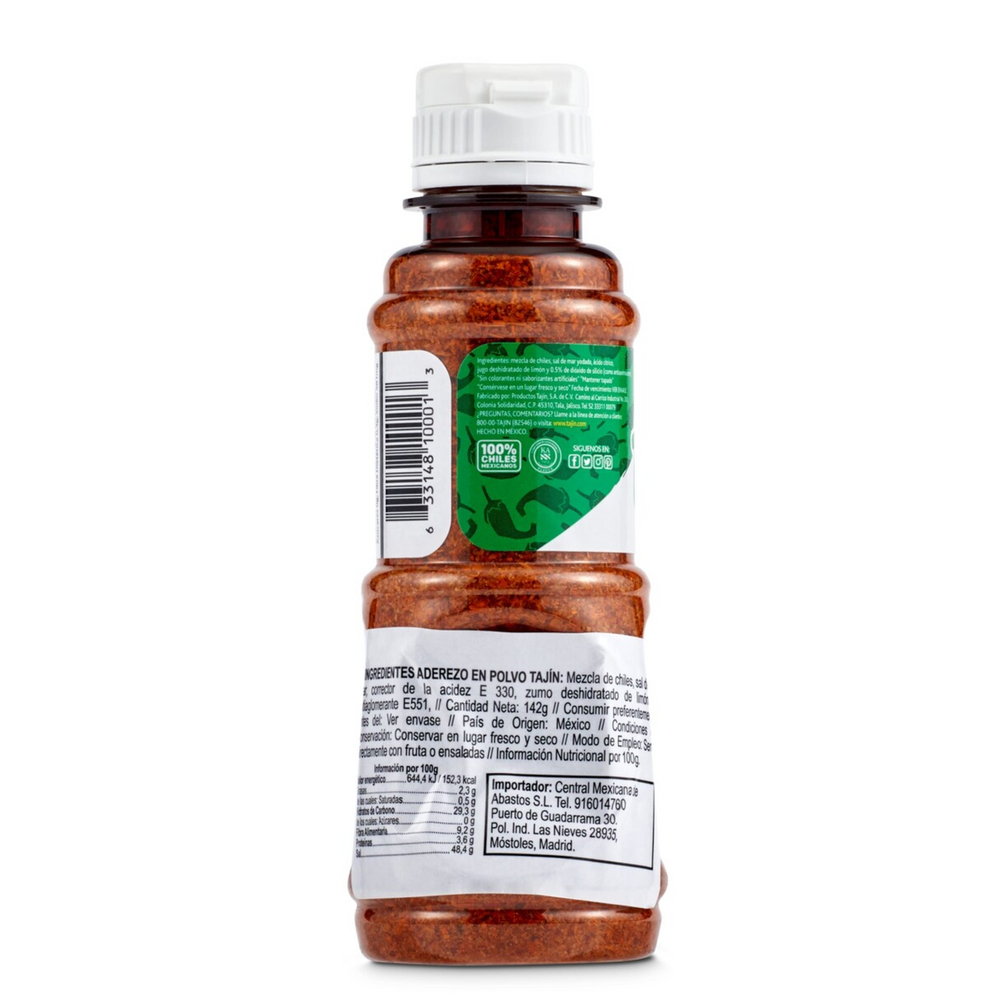 Chile en polvo Tajin clásico 142 g