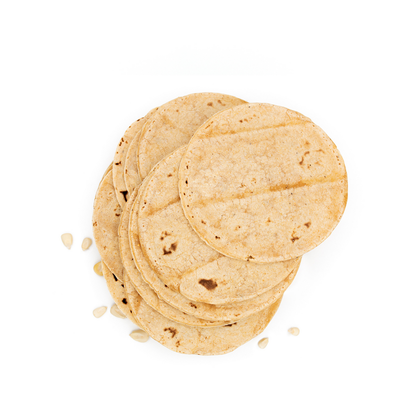 Tortillas de maíz blanco nixtamalizado 13cm (500gr)
