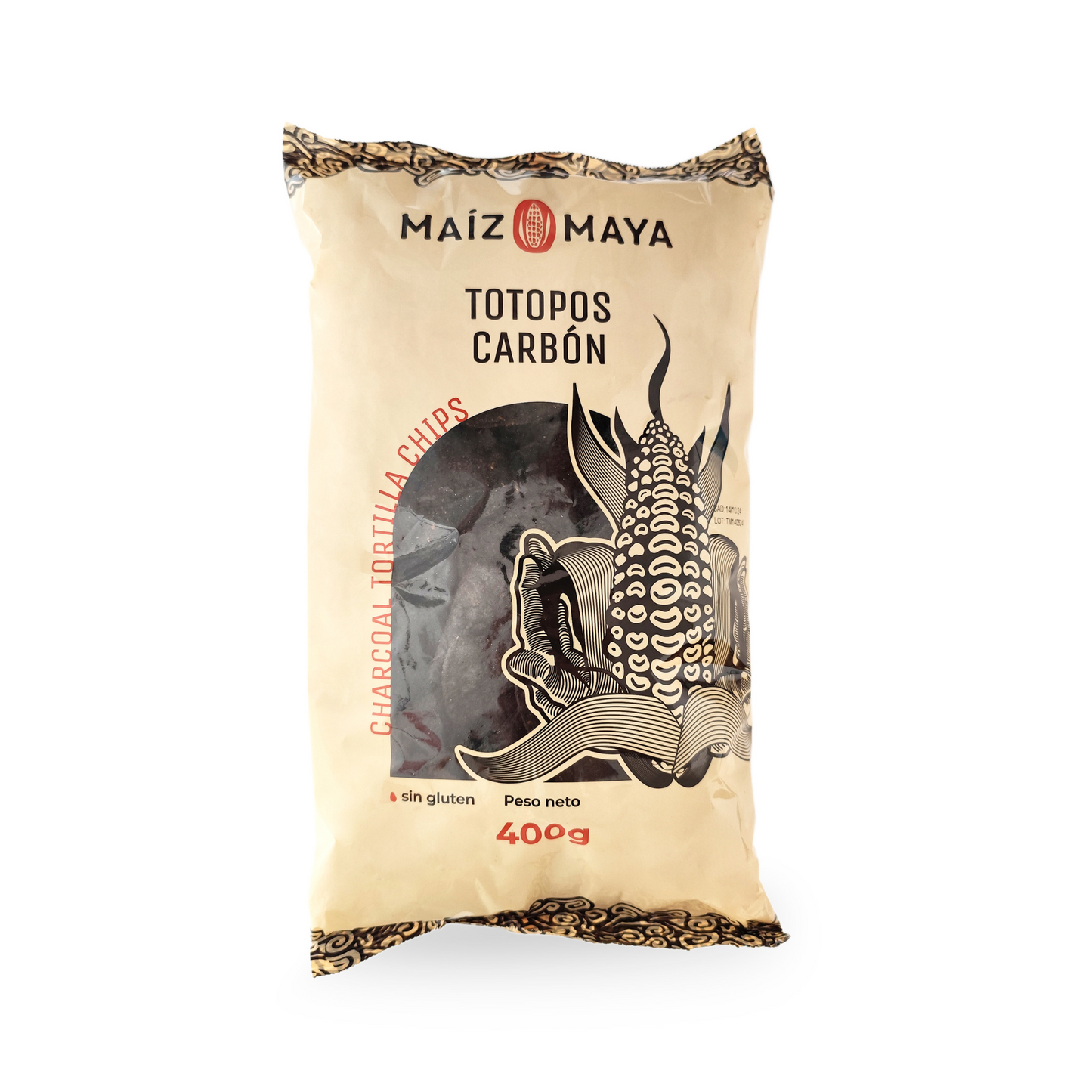 Totopos carbón 400gr