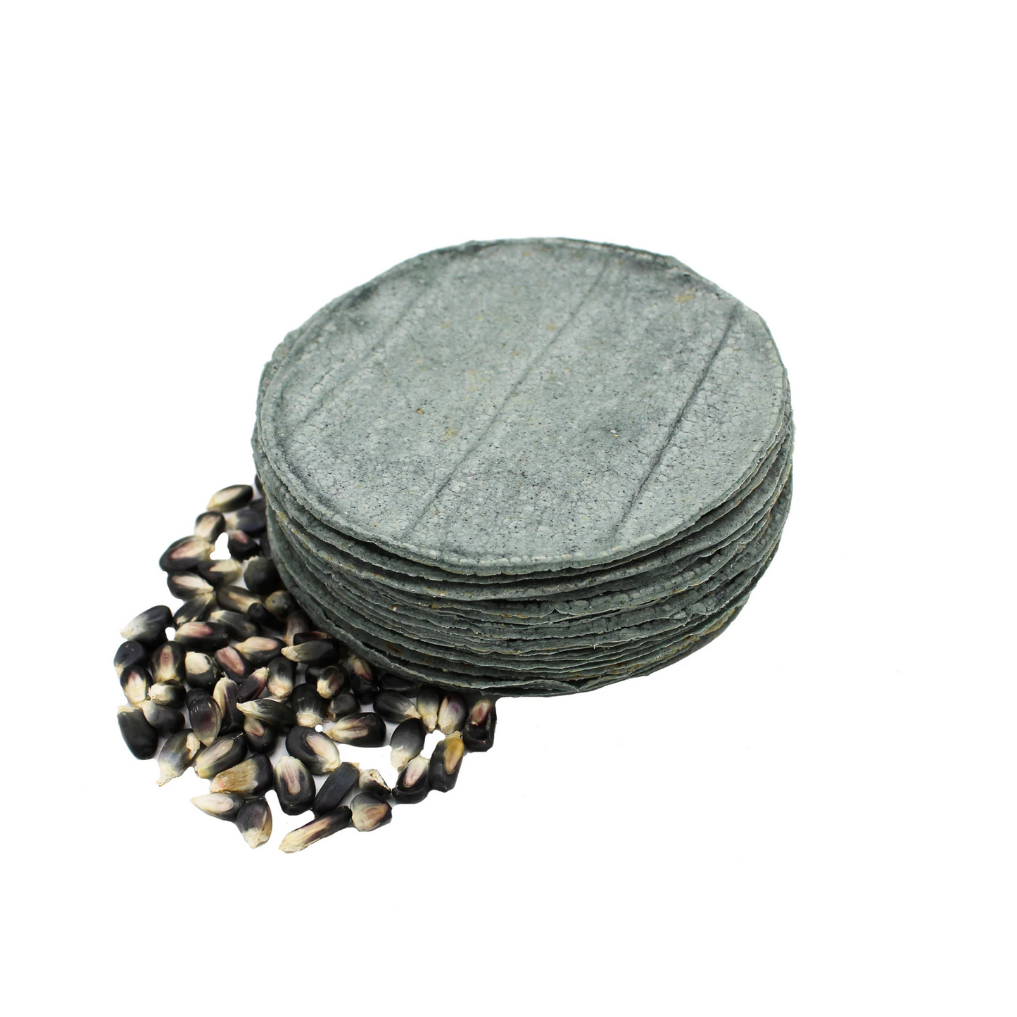 Tortillas de maíz azul nixtamalizado 13cm (500gr)