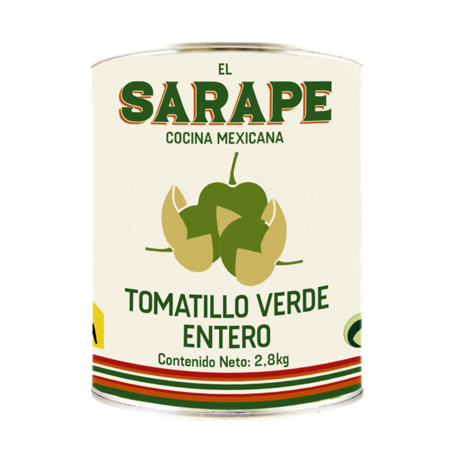 Tomate Verde entero 2.8kg El Sarape